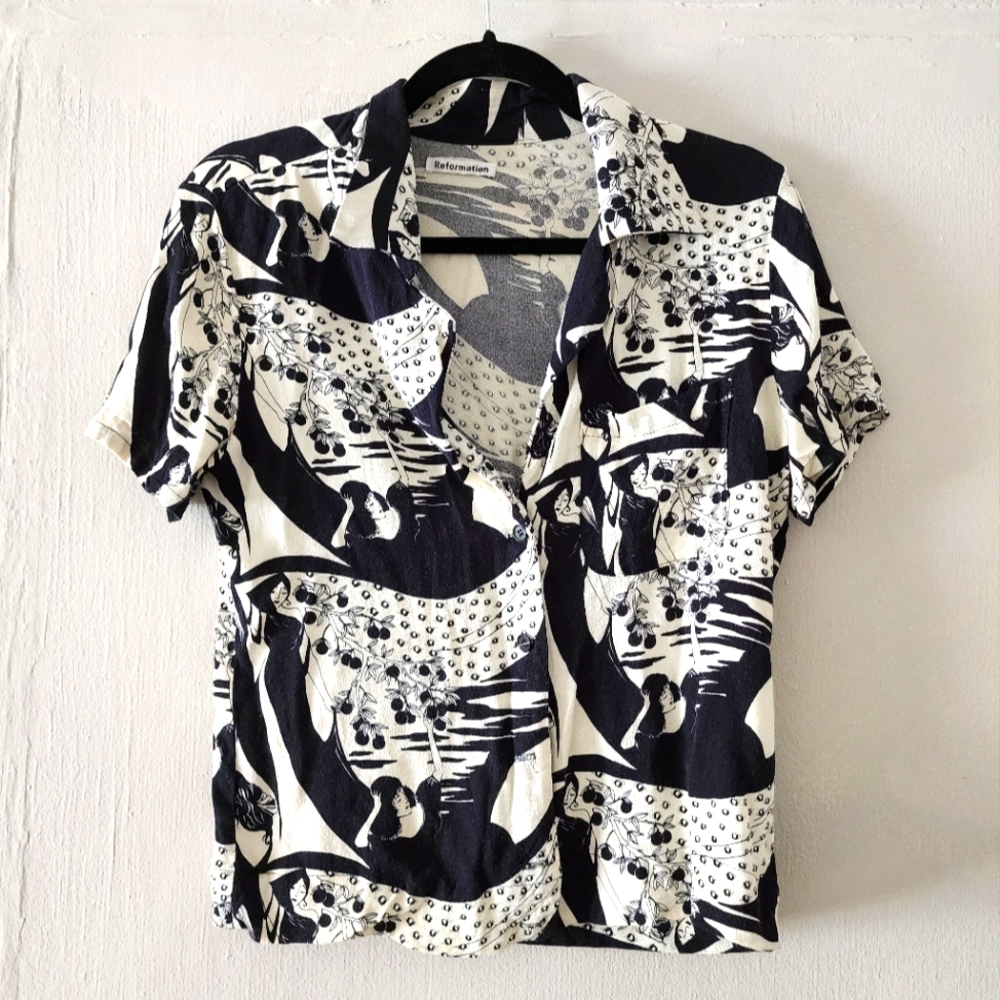 Button-up Short Sleeve Shirt